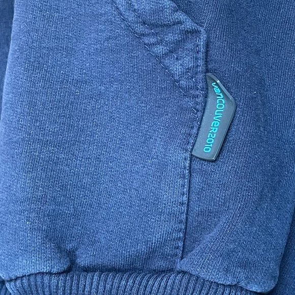 Vancouver 2010 Olympics Hoodie, Size L, Navy Blue, Classic - Picture 5 of 11